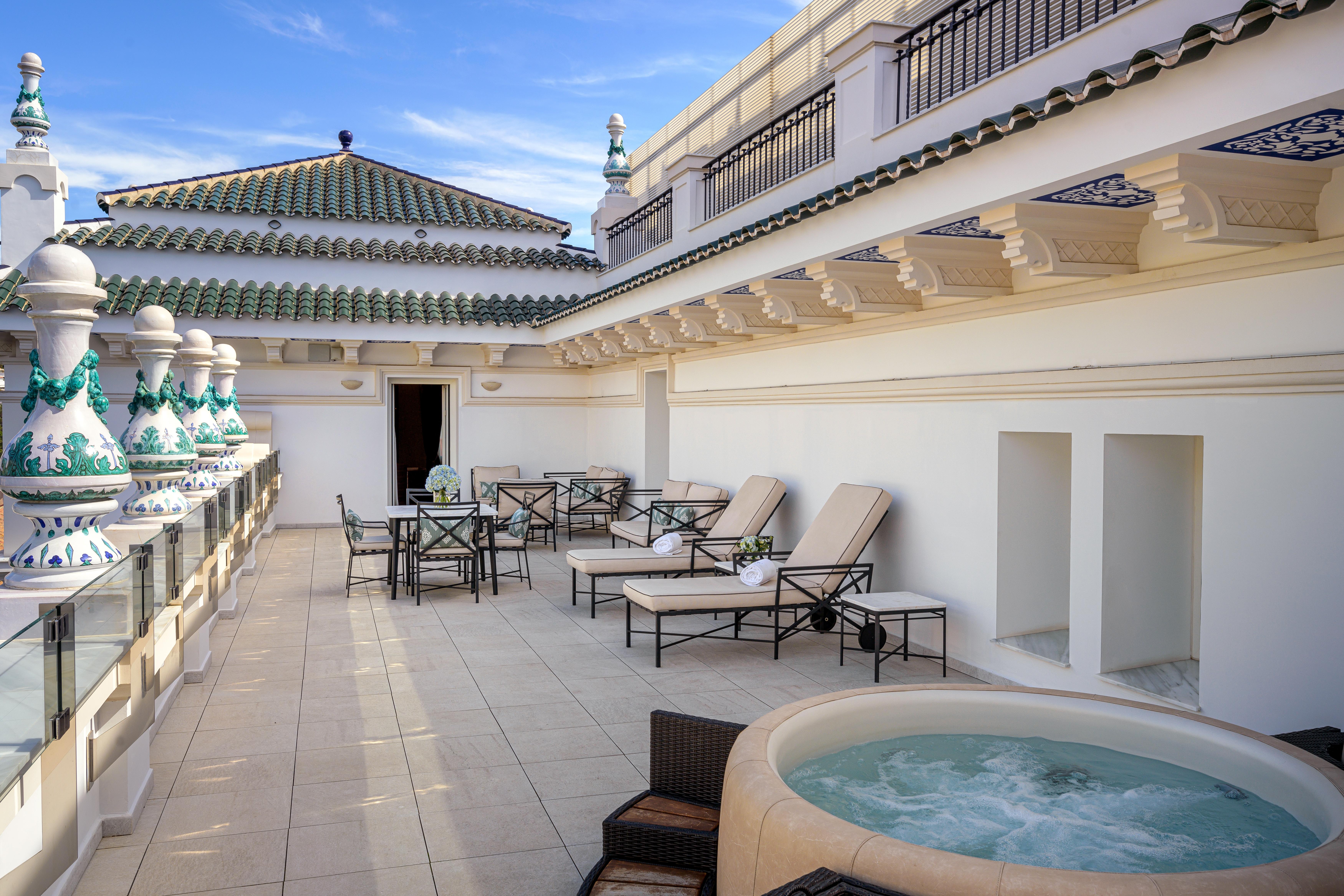 Gran Hotel Miramar Gl Malaga Ngoại thất bức ảnh Rooftop terrace