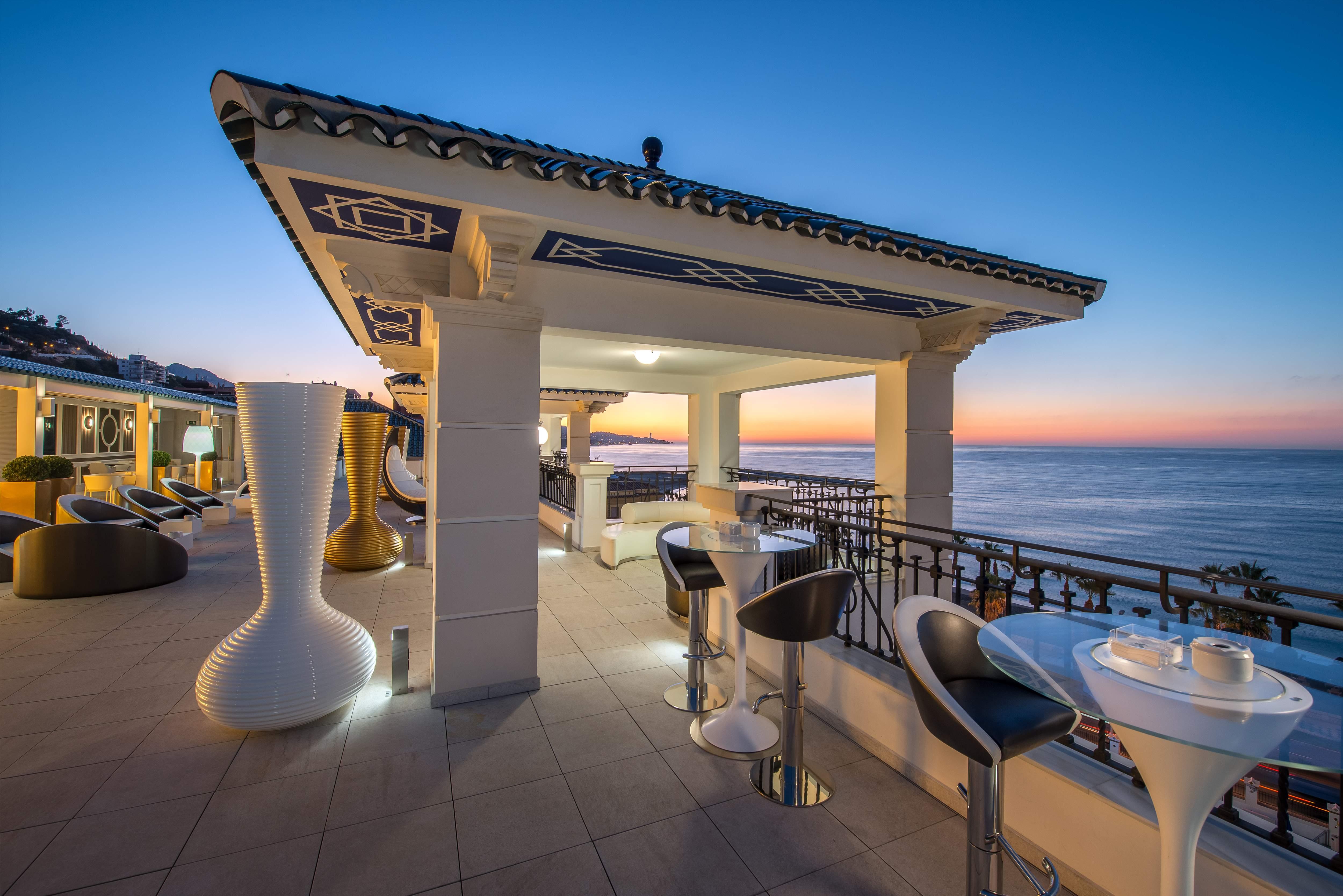 Gran Hotel Miramar Gl Malaga Ngoại thất bức ảnh Sky Bar